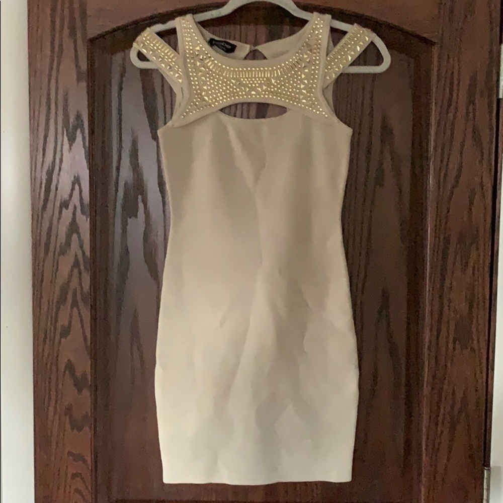 BEBE Tan Mini Dress 🔥